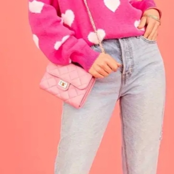 Heart Crop Lady's Sweater - Picture 4 of 6